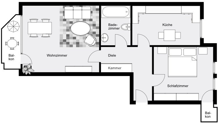 Wohnung Reisholzer Straße in Düsseldorf