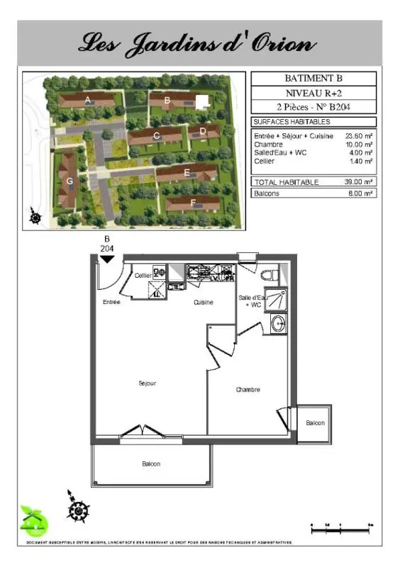 Appartement Allée de la Terre Vieille à Saint-Médard-en-Jalles