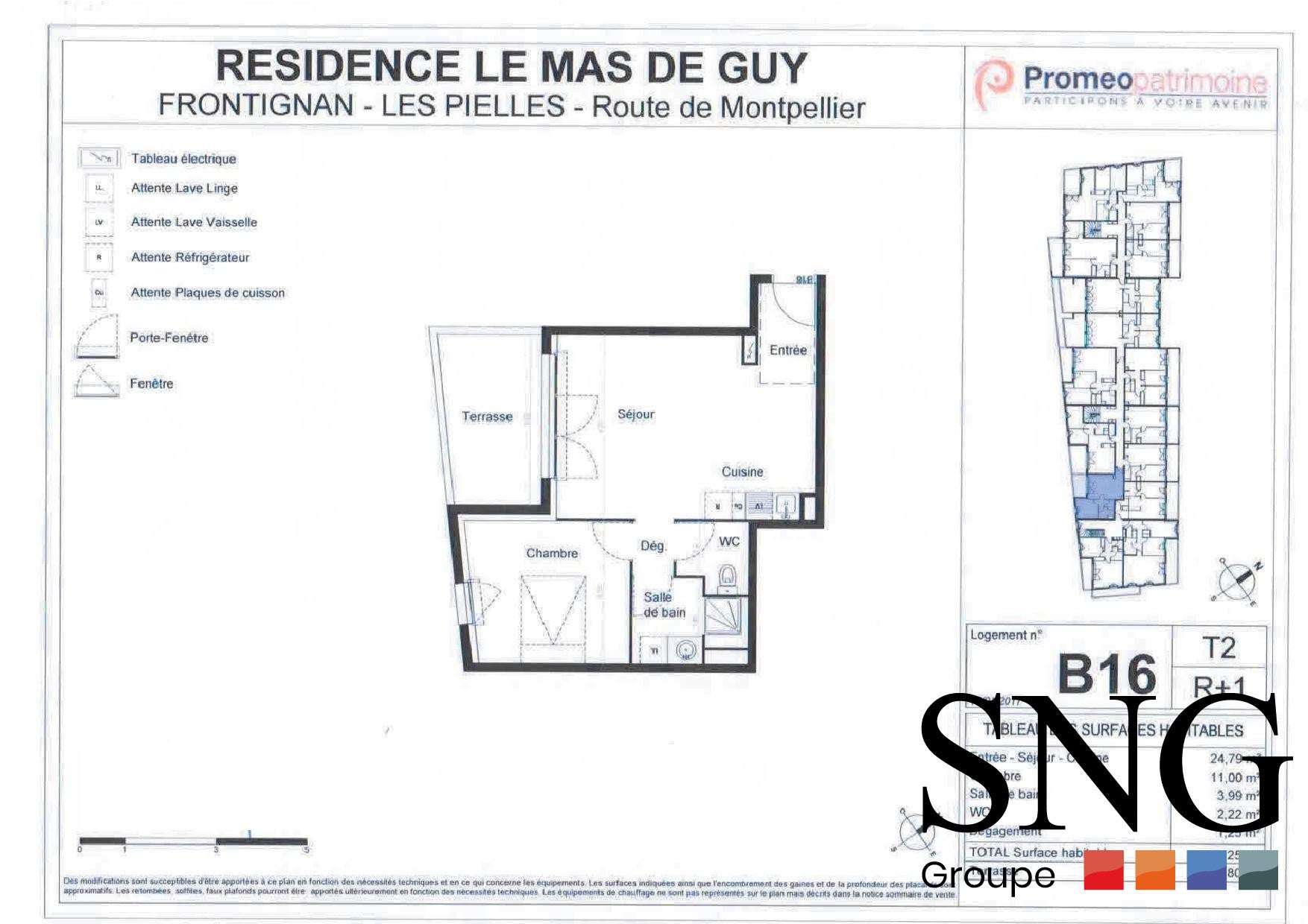 Appartement Route de Montpellier à Frontignan