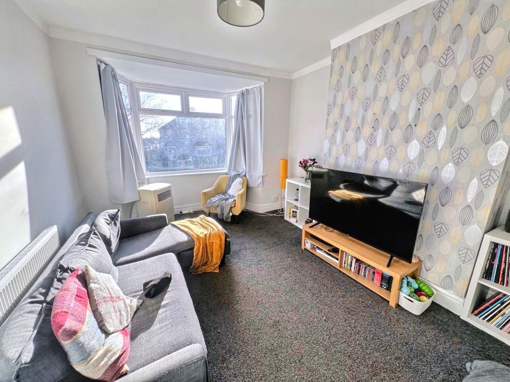 Flat Wallsend Road in North Tyneside