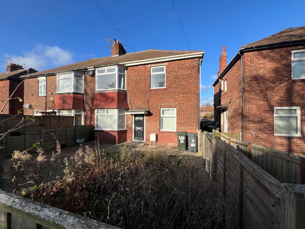 Flat Wallsend Road in North Tyneside