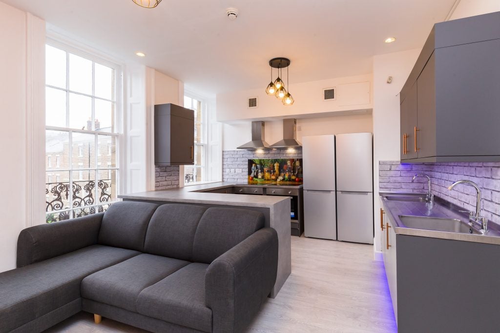 Flat Leazes Terrace in Newcastle upon Tyne