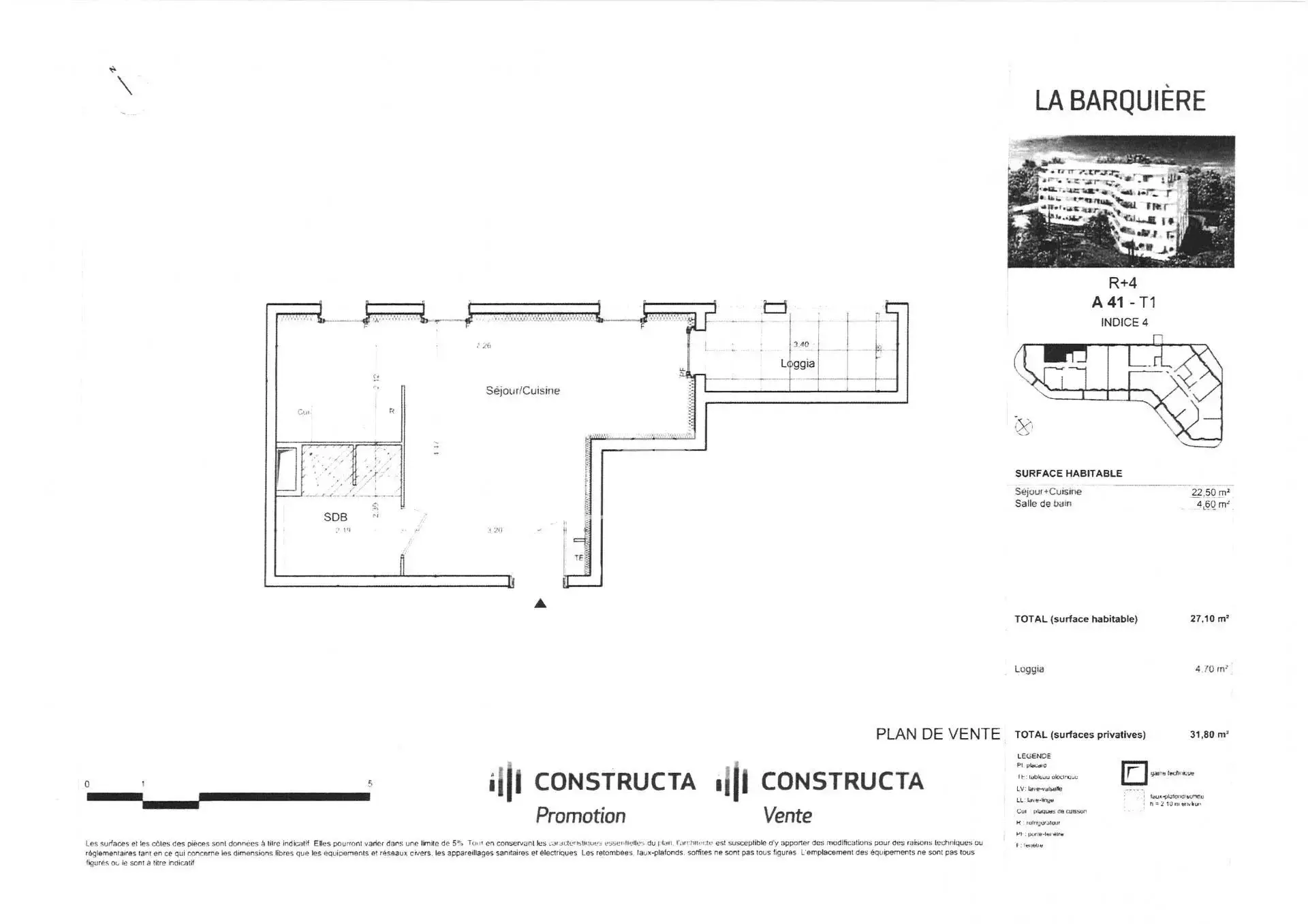 Appartement Avenue de la Barquière à Marseille