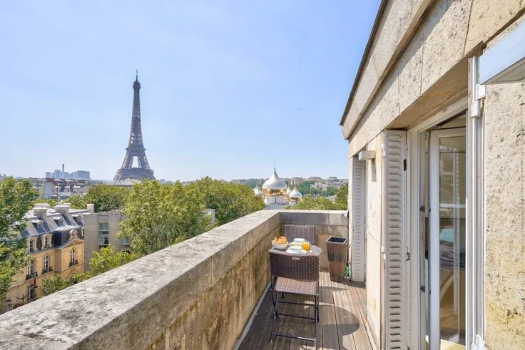 Flat Rue Cognacq-Jay in Paris