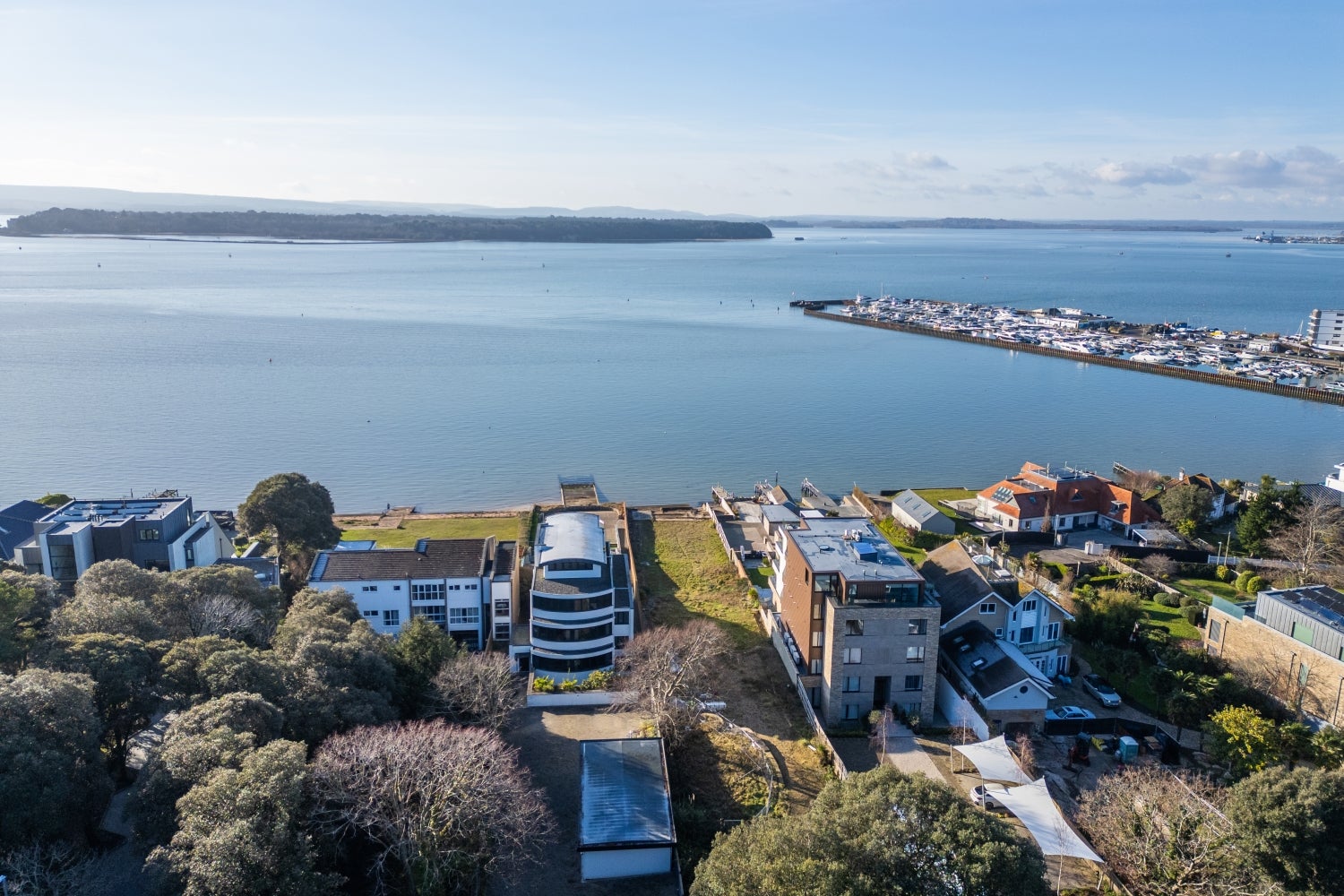 Flat Sandbanks Road in Poole
