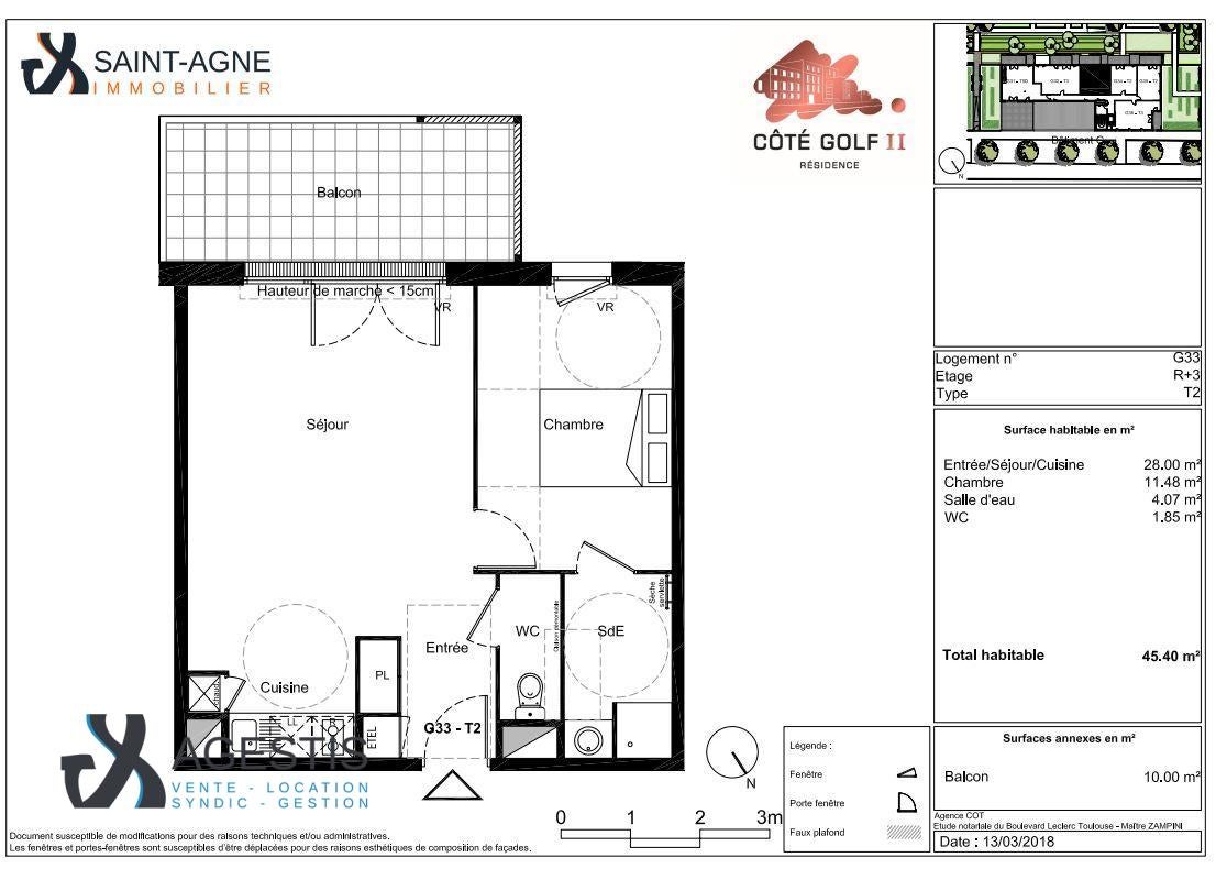 Appartement Rue de Las Brugues à Toulouse