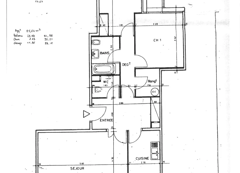 Appartement Allée Fernand Braudel à Antony