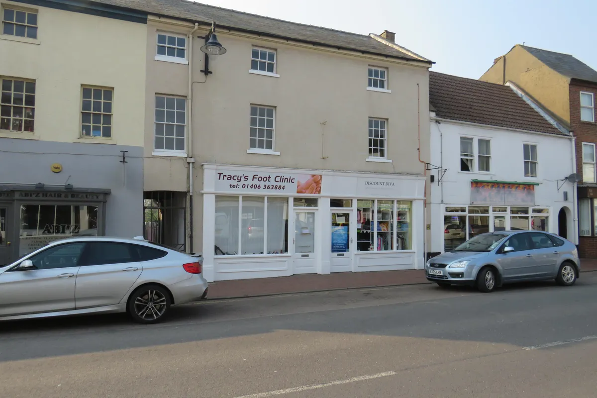 Flat Market Place in South Holland