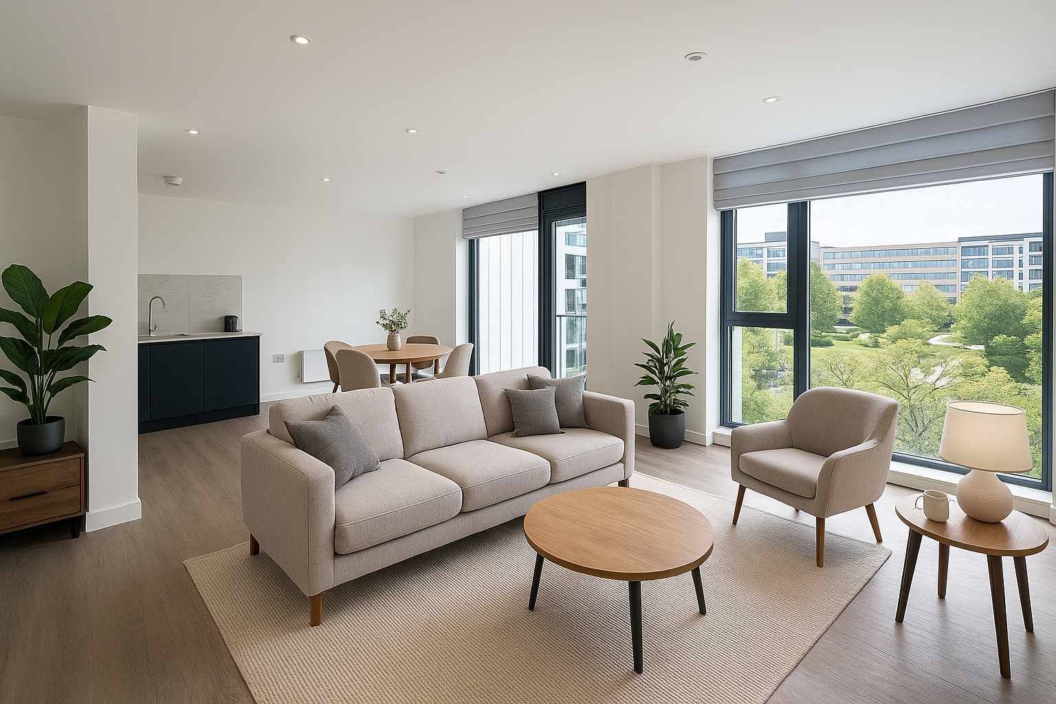 Flat Silbury Boulevard in Milton Keynes