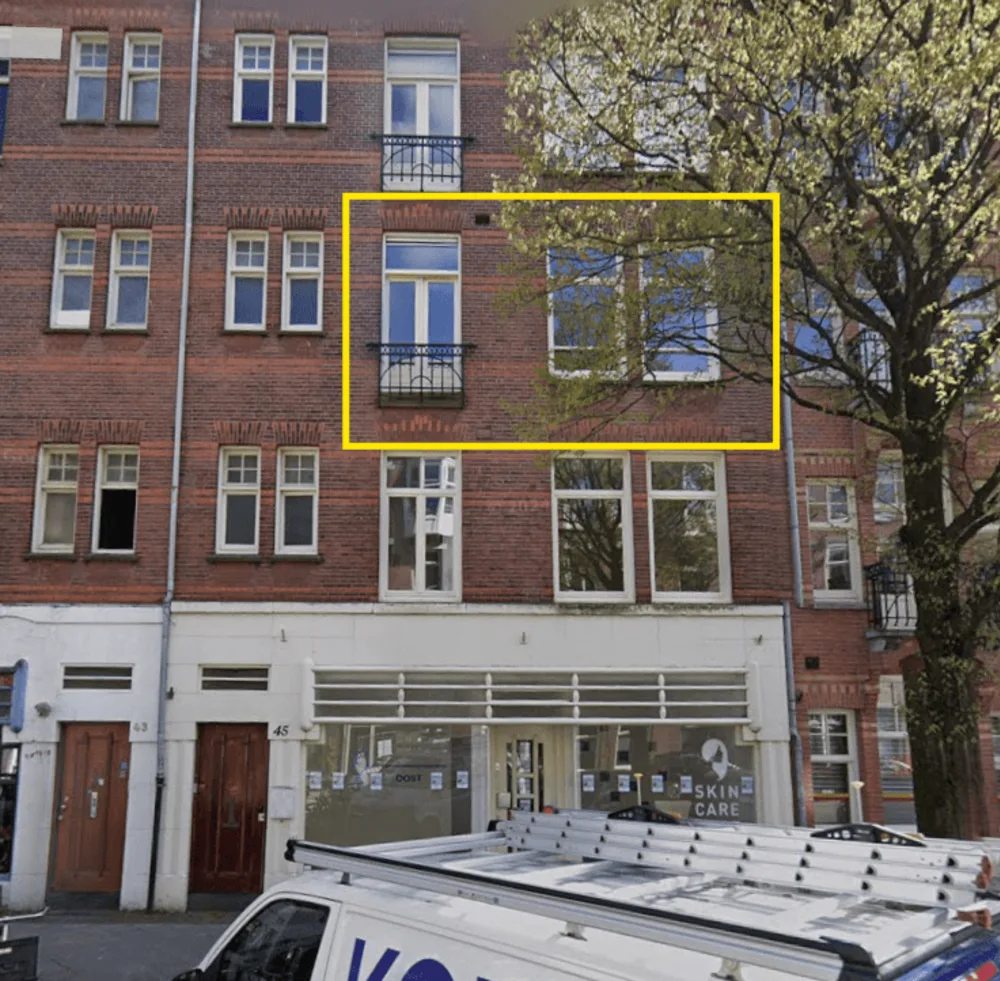 Appartement Pretoriusstraat 45 in Amsterdam