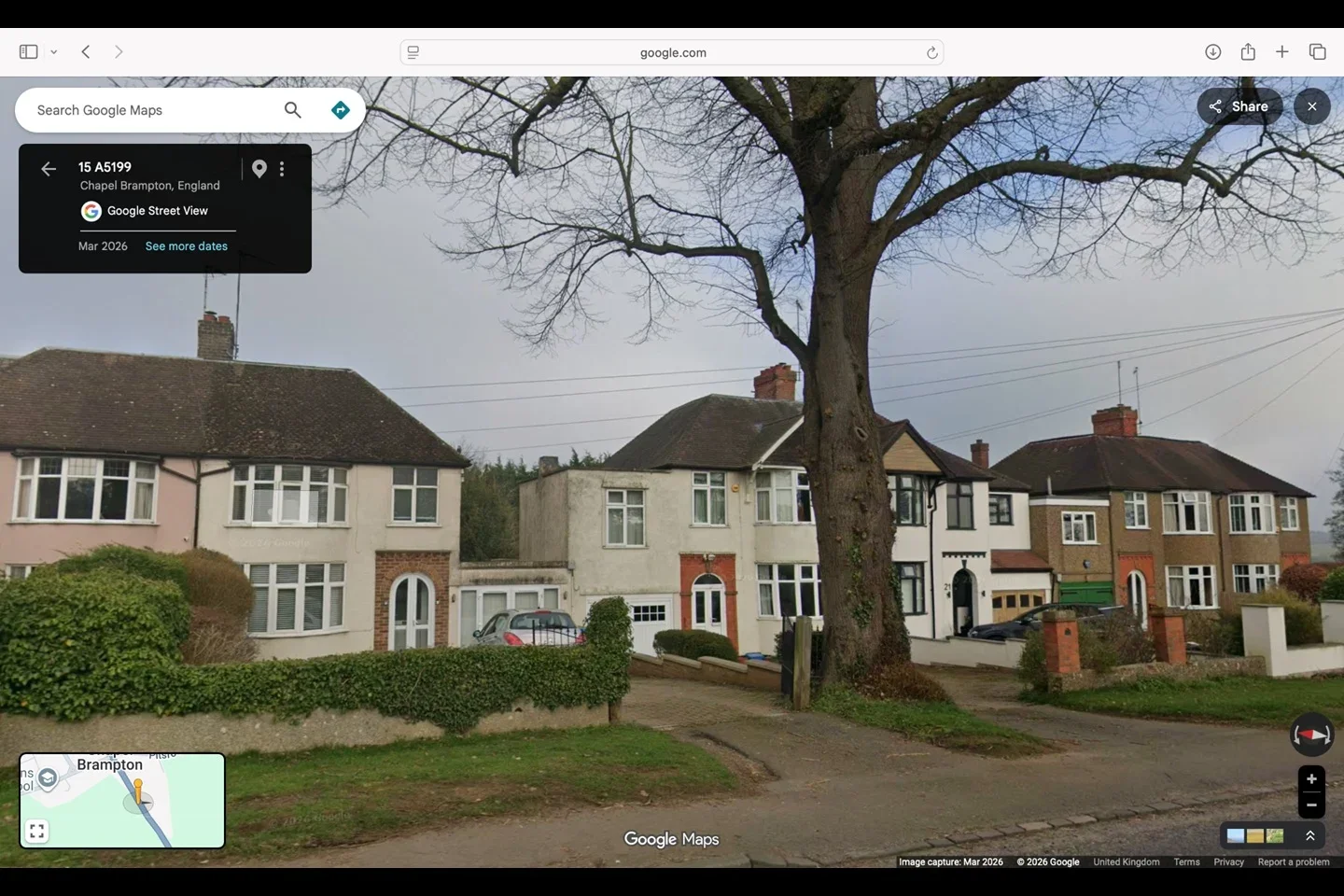 House Northampton Road in Chapel Brampton
