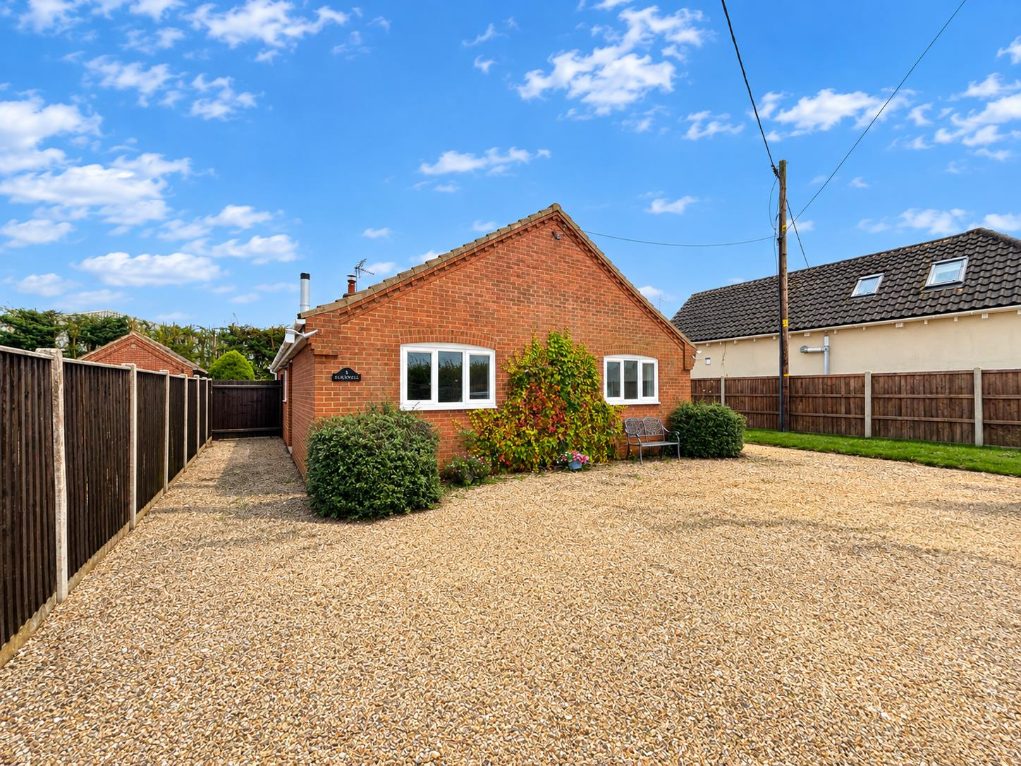 House Station Road in North Norfolk