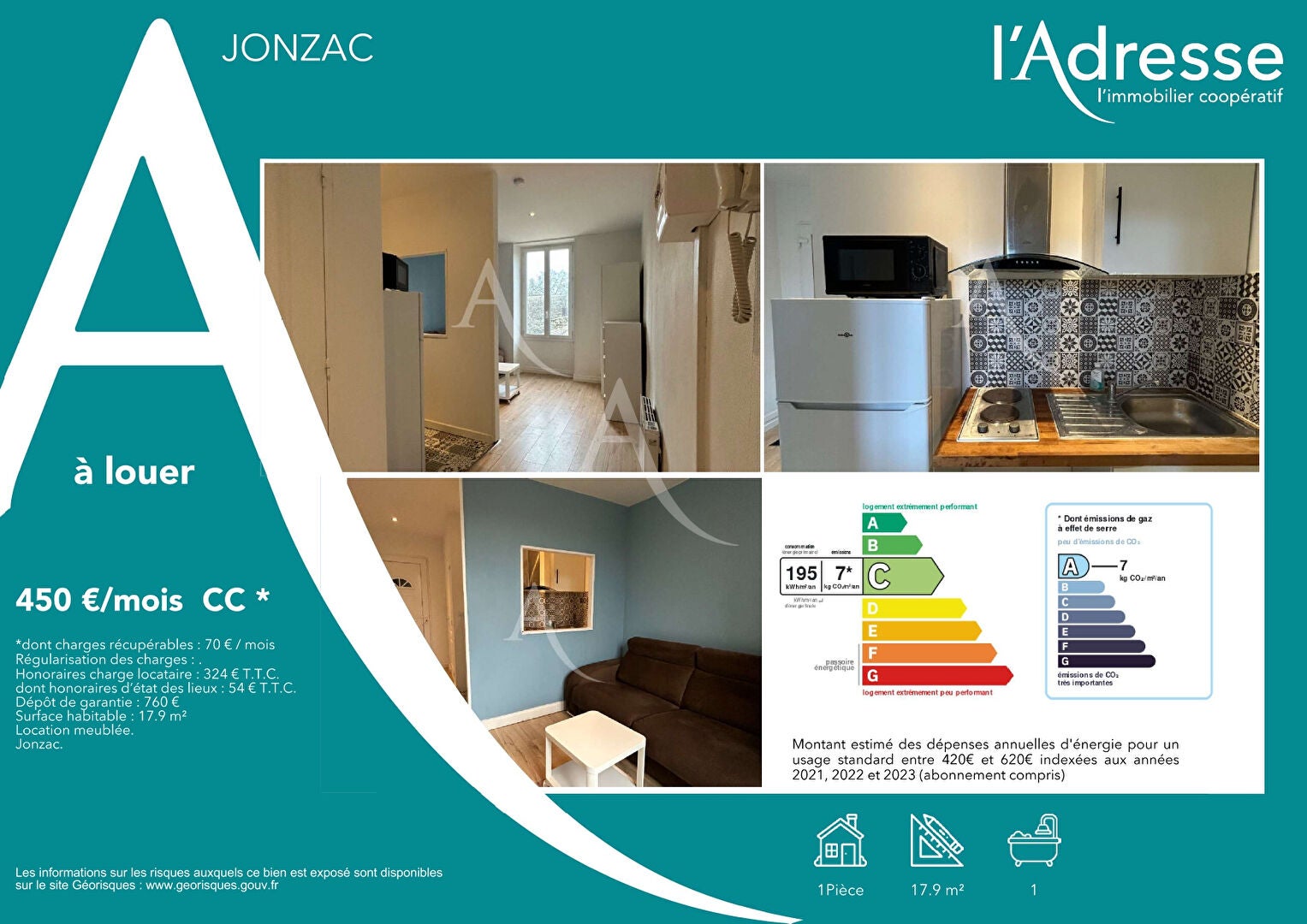 Appartement Rue du Lycée à Jonzac