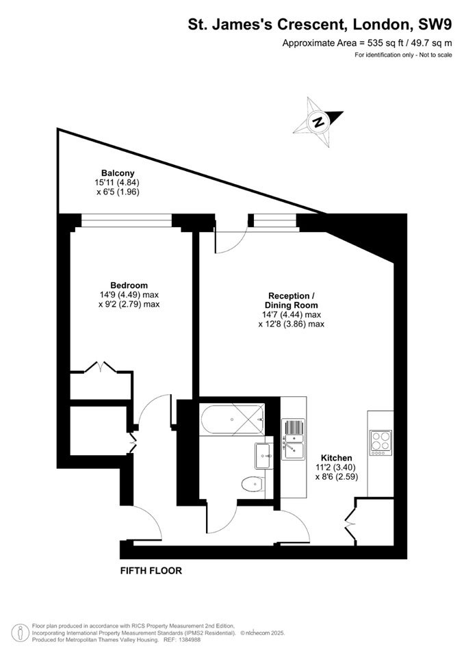 Flat St James's Crescent in Greater London