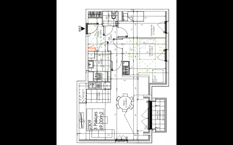 Appartement Rue de Cergy à Osny