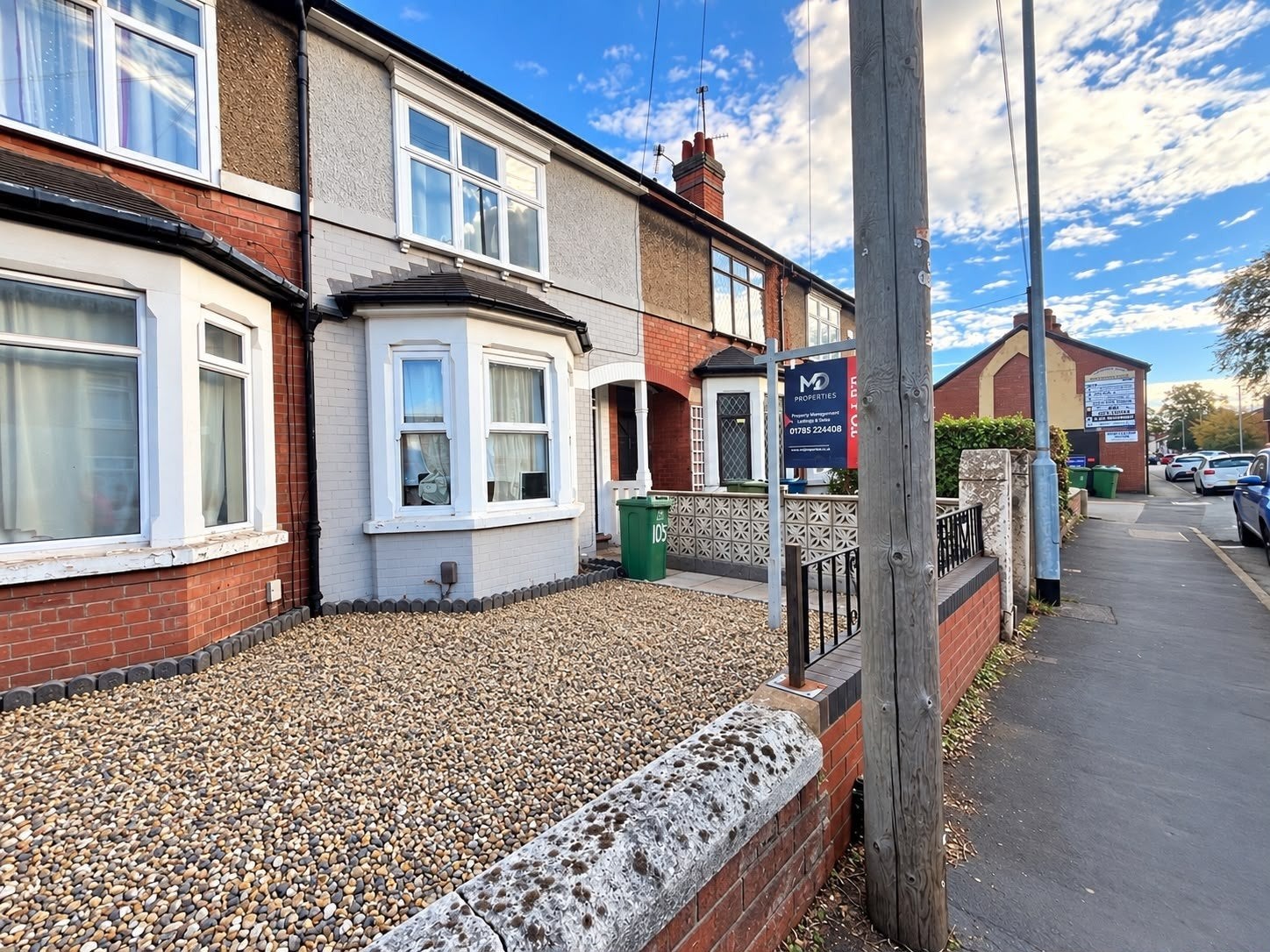 Flat Marston Road in Stafford