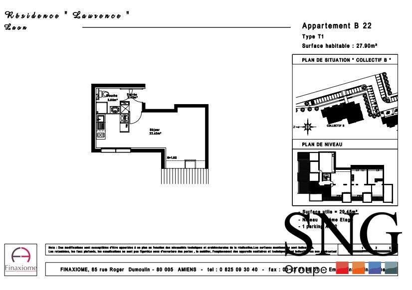 Flat Rue Jean Racine in Laon