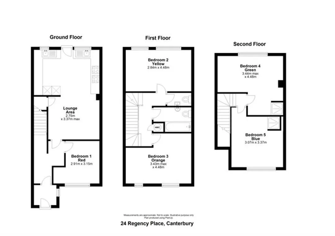 Flat Regency Place in Canterbury