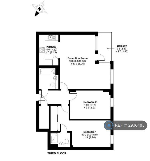 Flat Thurlow Street in Greater London