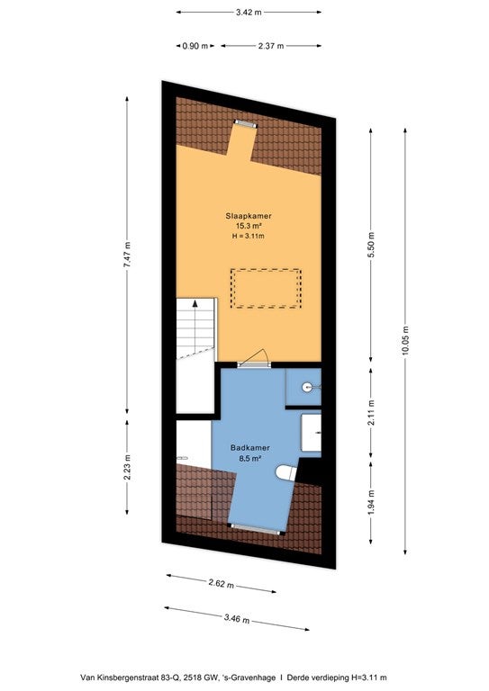Appartement Van Kinsbergenstraat 23