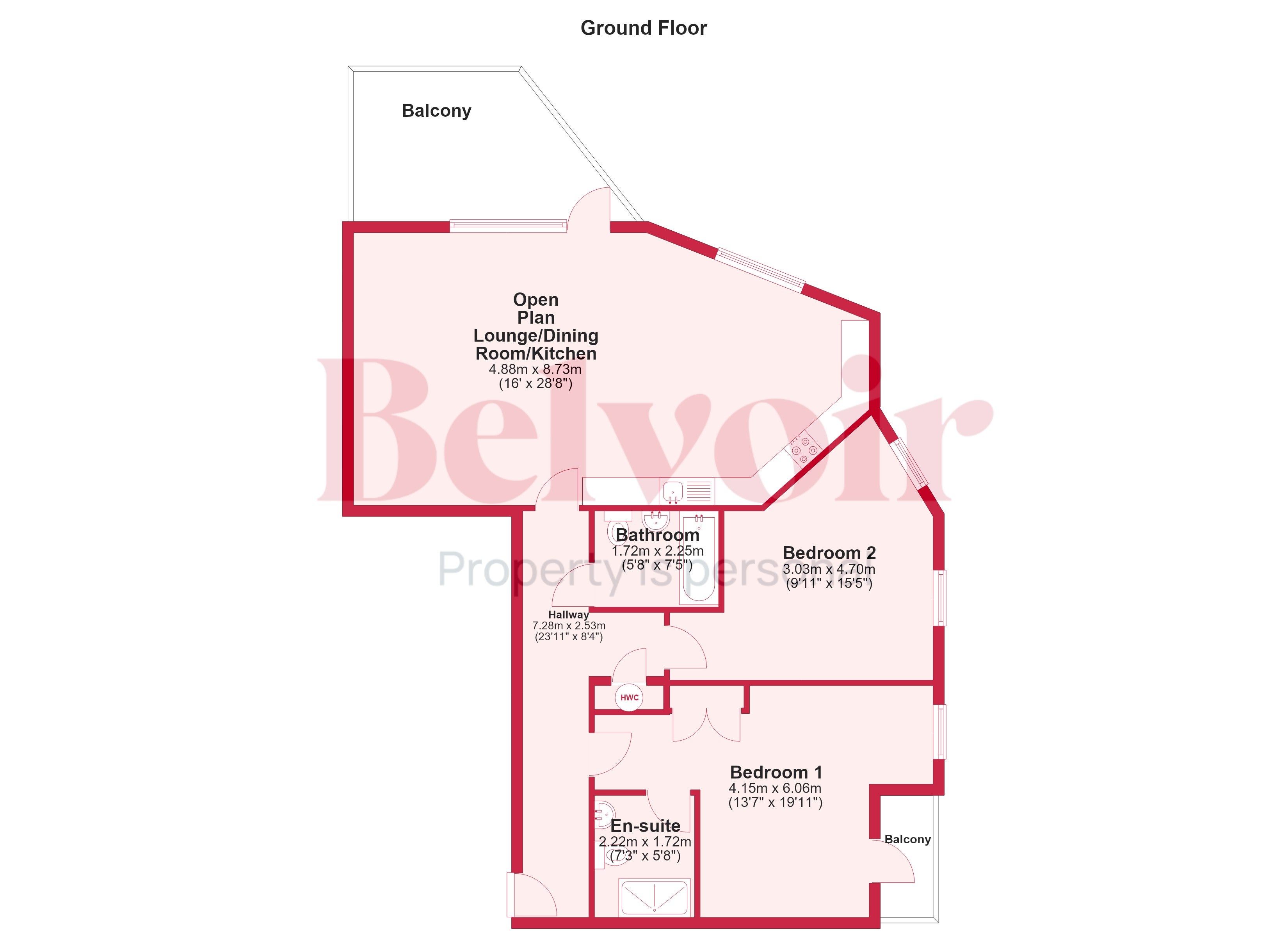 Flat Yeoman Close in Ipswich