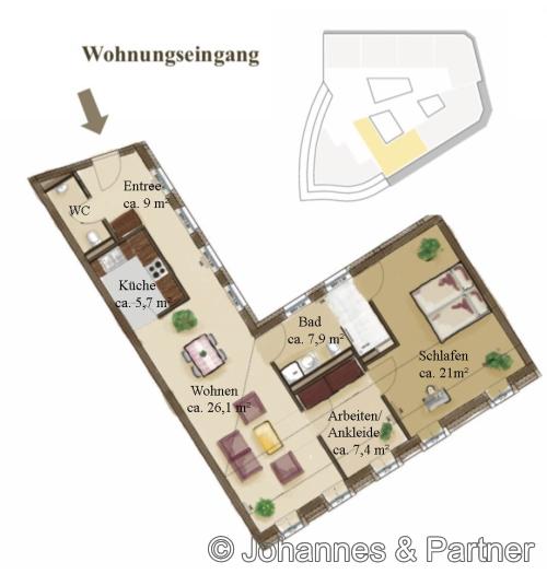 Wohnung Neumarkt in Dresden