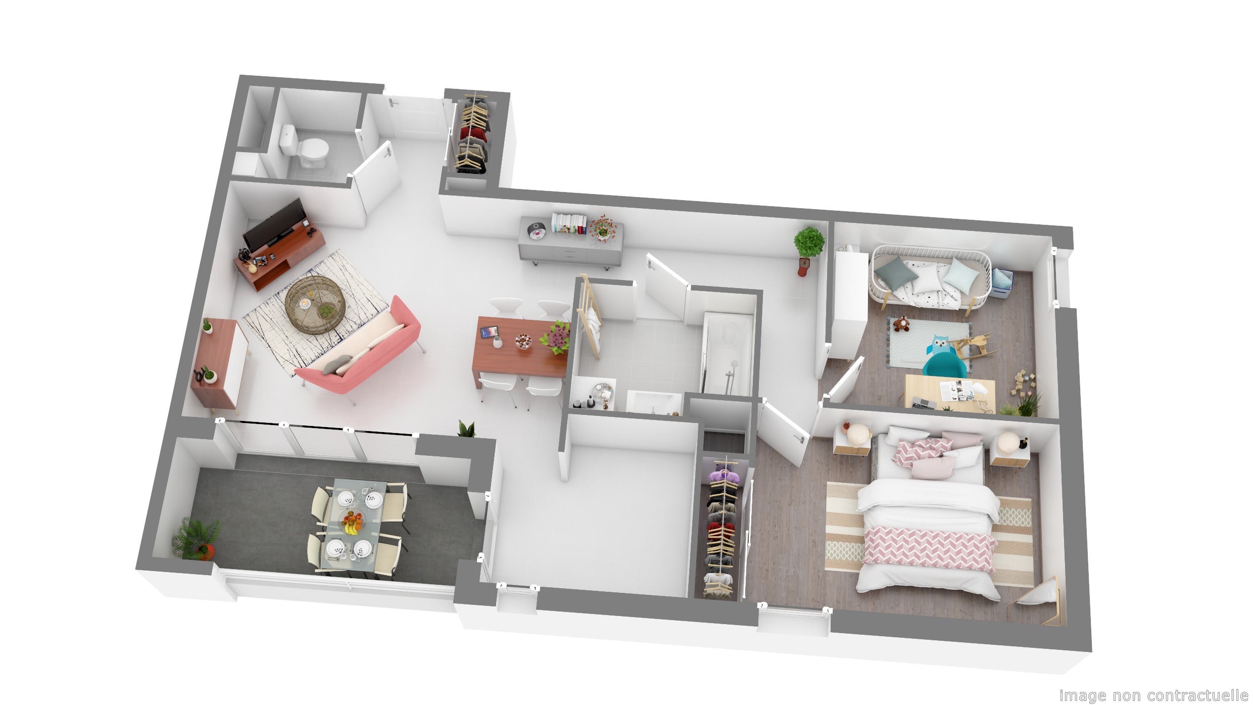 Appartement Boulevard des États-Unis à Lyon
