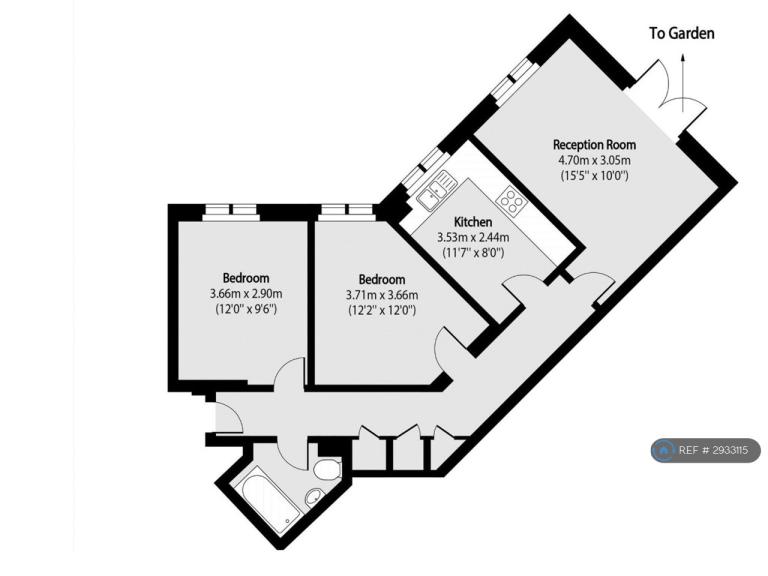 Flat Buxhall Crescent in Greater London