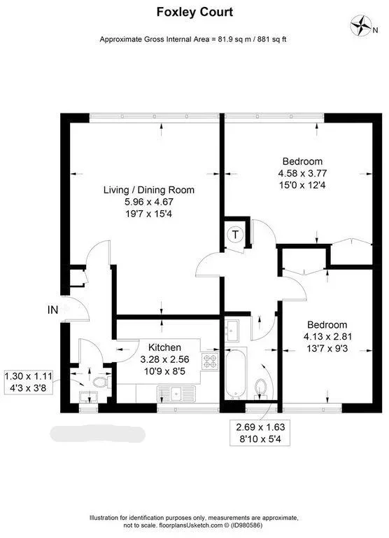 Flat Christchurch Park in Greater London