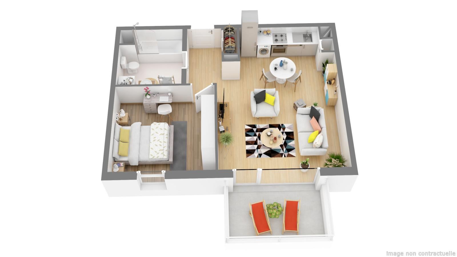 Flat Rue de la Gare in Lys-lez-Lannoy