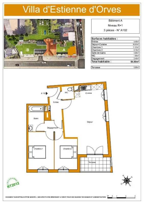 Appartement Avenue Estienne d'Orves à Juvisy-sur-Orge