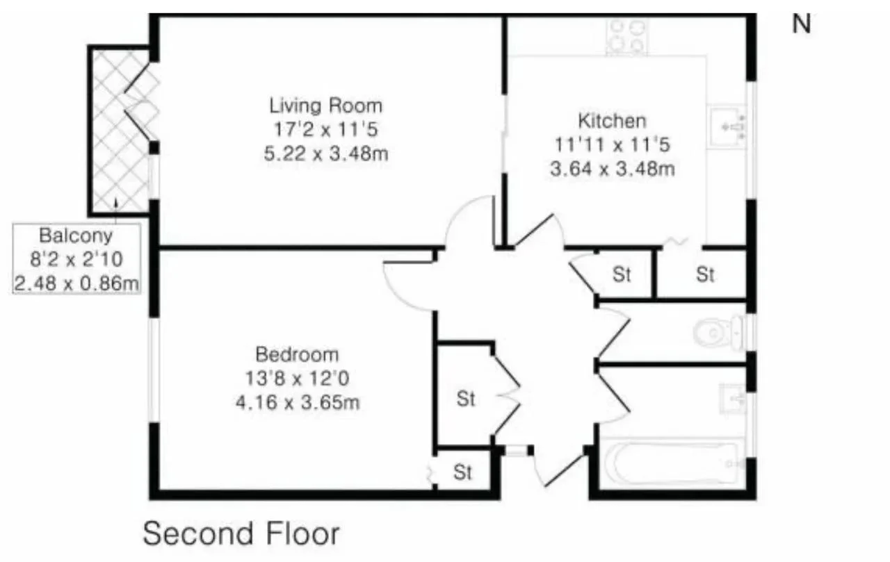 Flat Spencer Road in Greater London