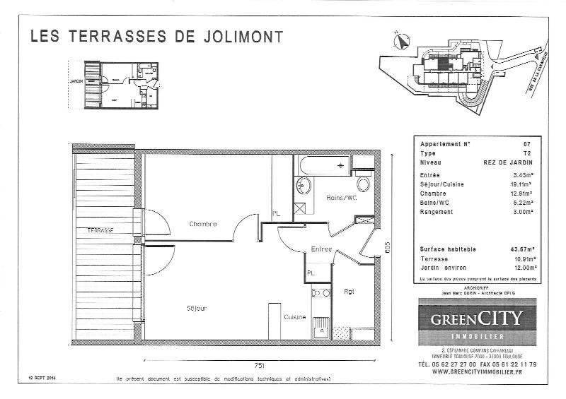 Appartement Rue Jolimont à Toulouse