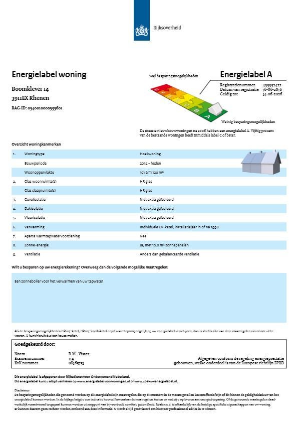 Huis Boomklever 14 in Rhenen