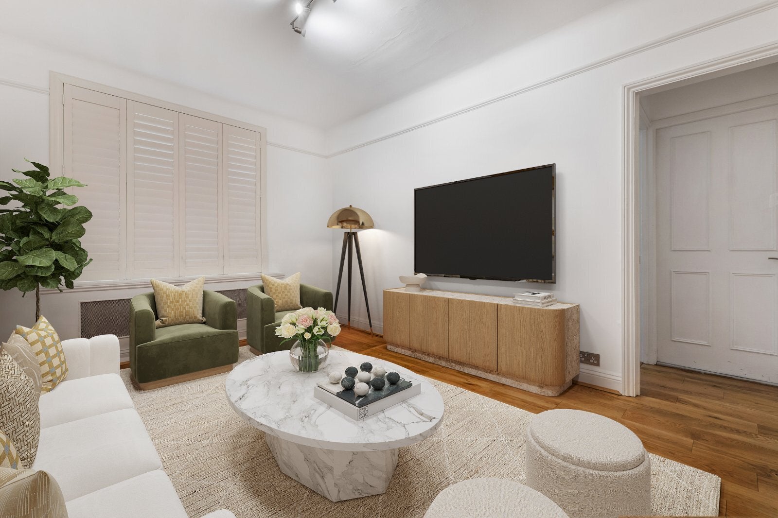 Flat Lansdowne Crescent in Greater London