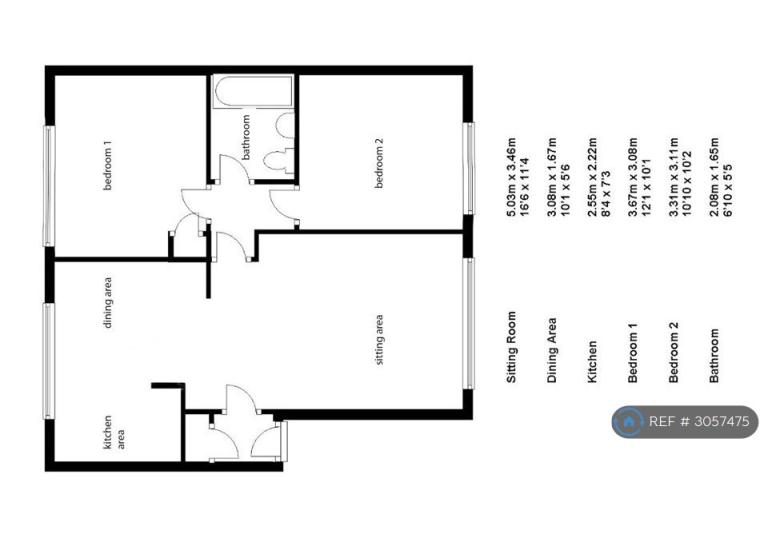 Flat Cambanks in Cambridge