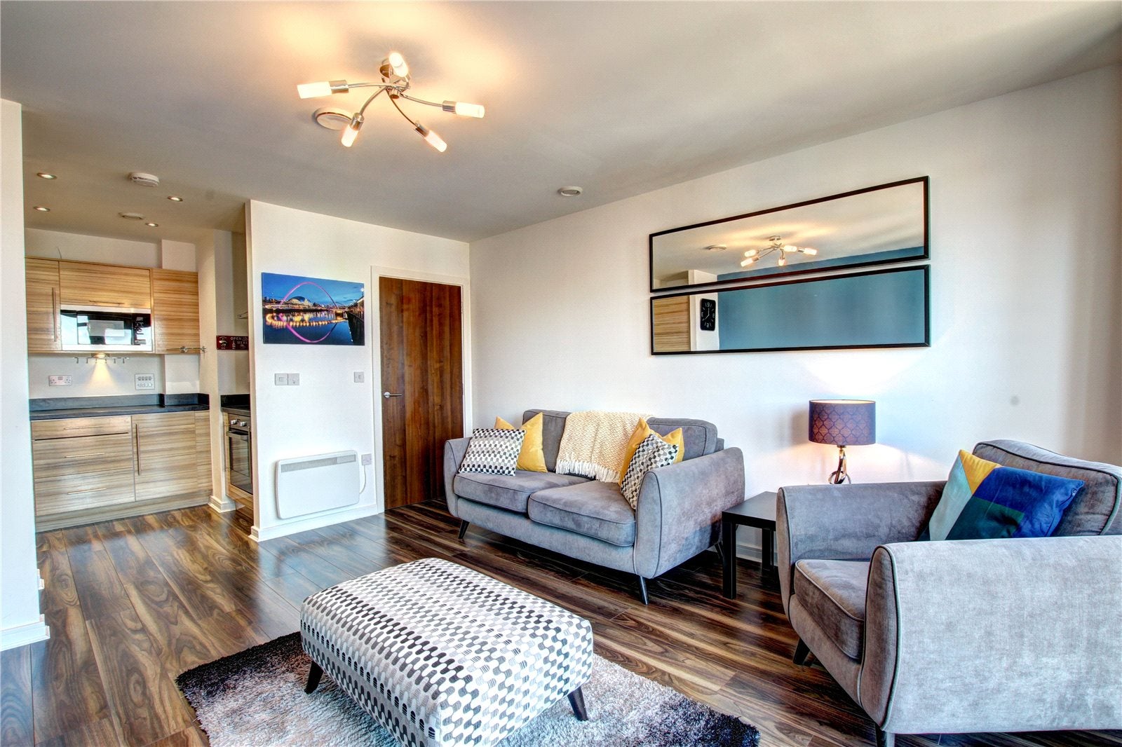 Flat Worsdell Drive in Gateshead
