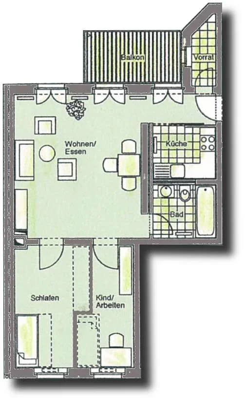 Wohnung Moritzstraße in Zwickau