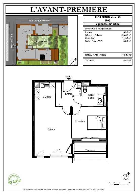 Appartement Rue Léonce Motelay à Bordeaux