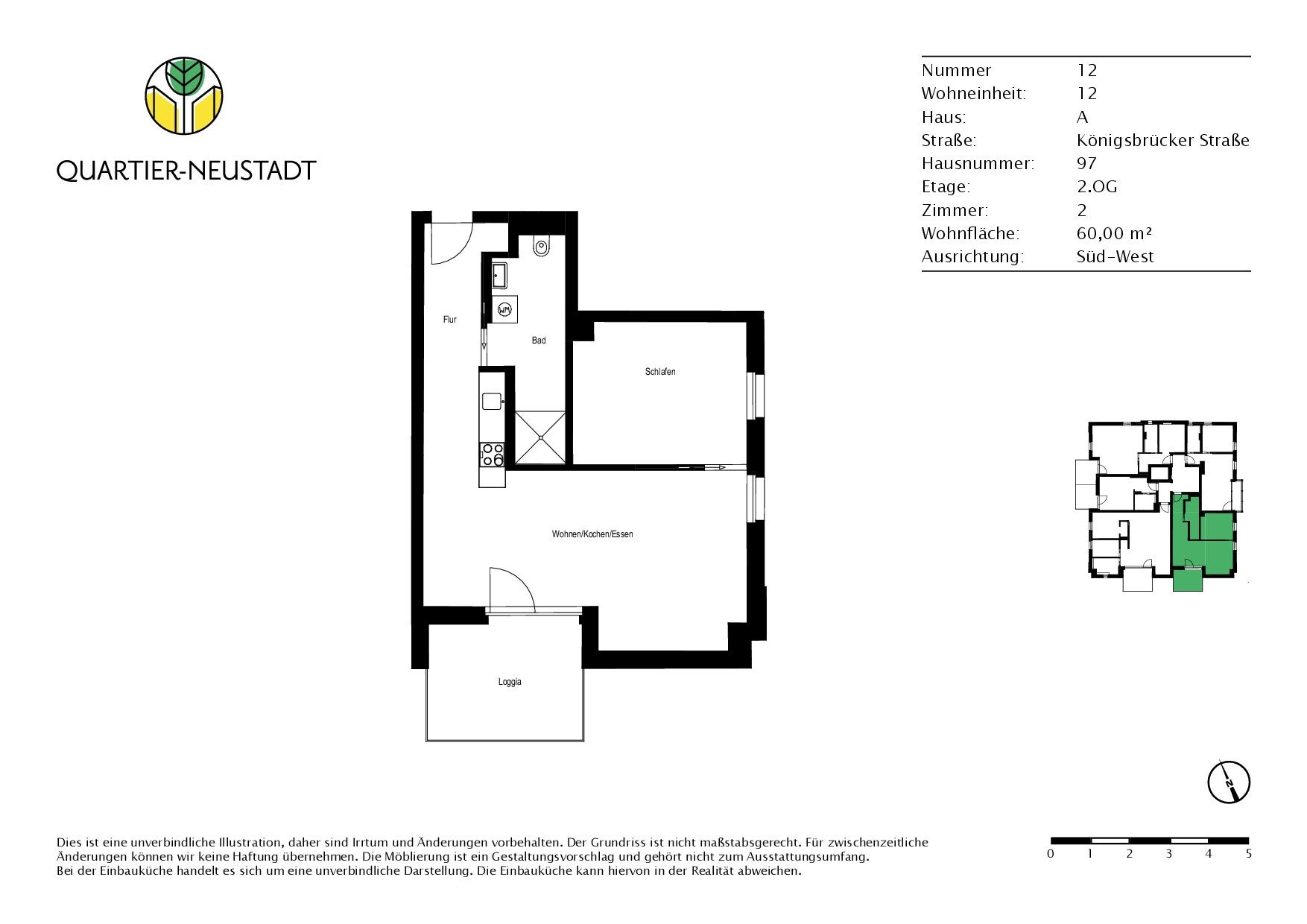 Wohnung Königsbrücker Straße in Dresden