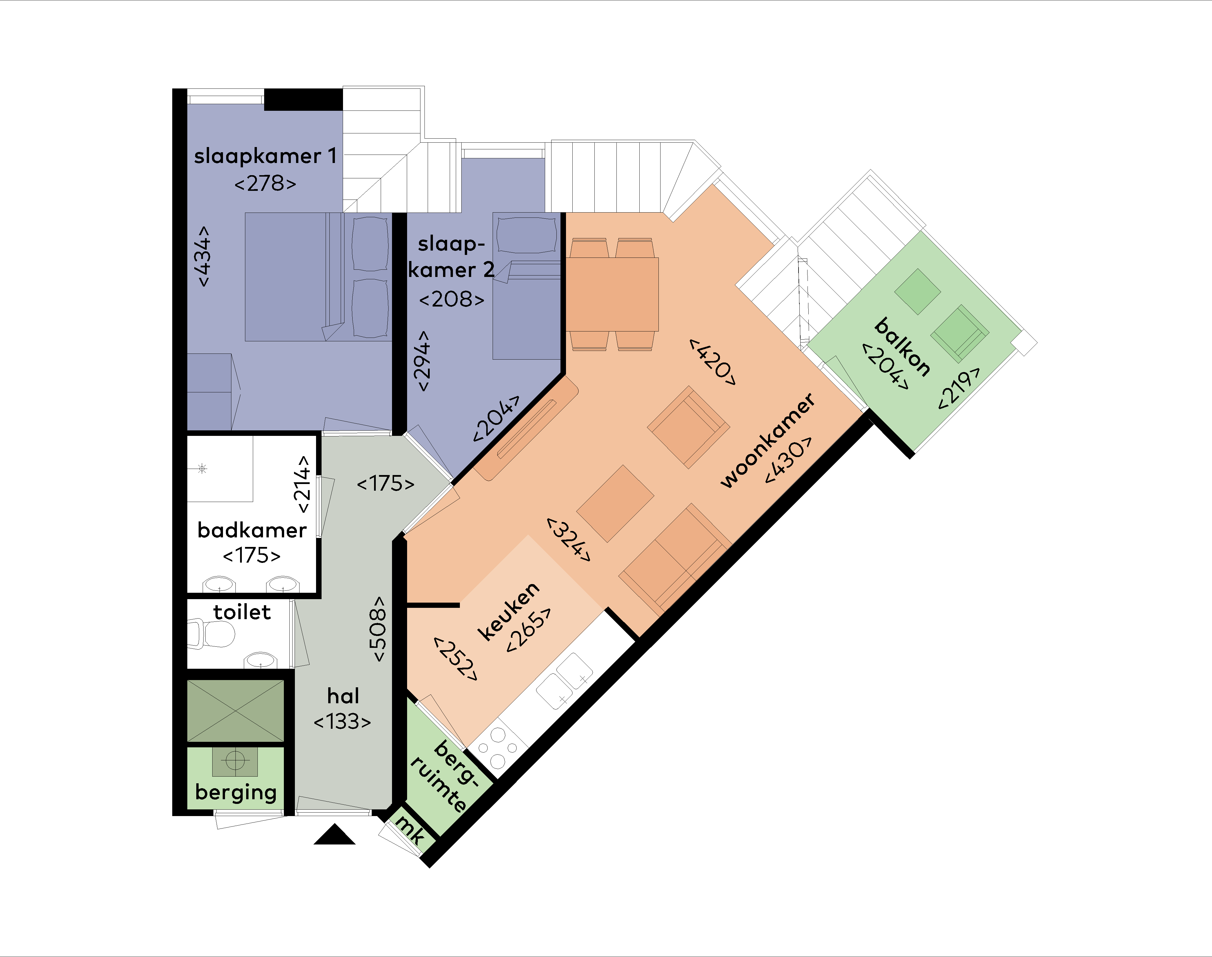 Appartement Anna Paulownahof in Tilburg