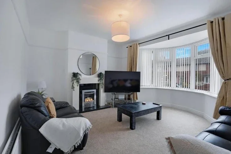 House Links Road in North Tyneside