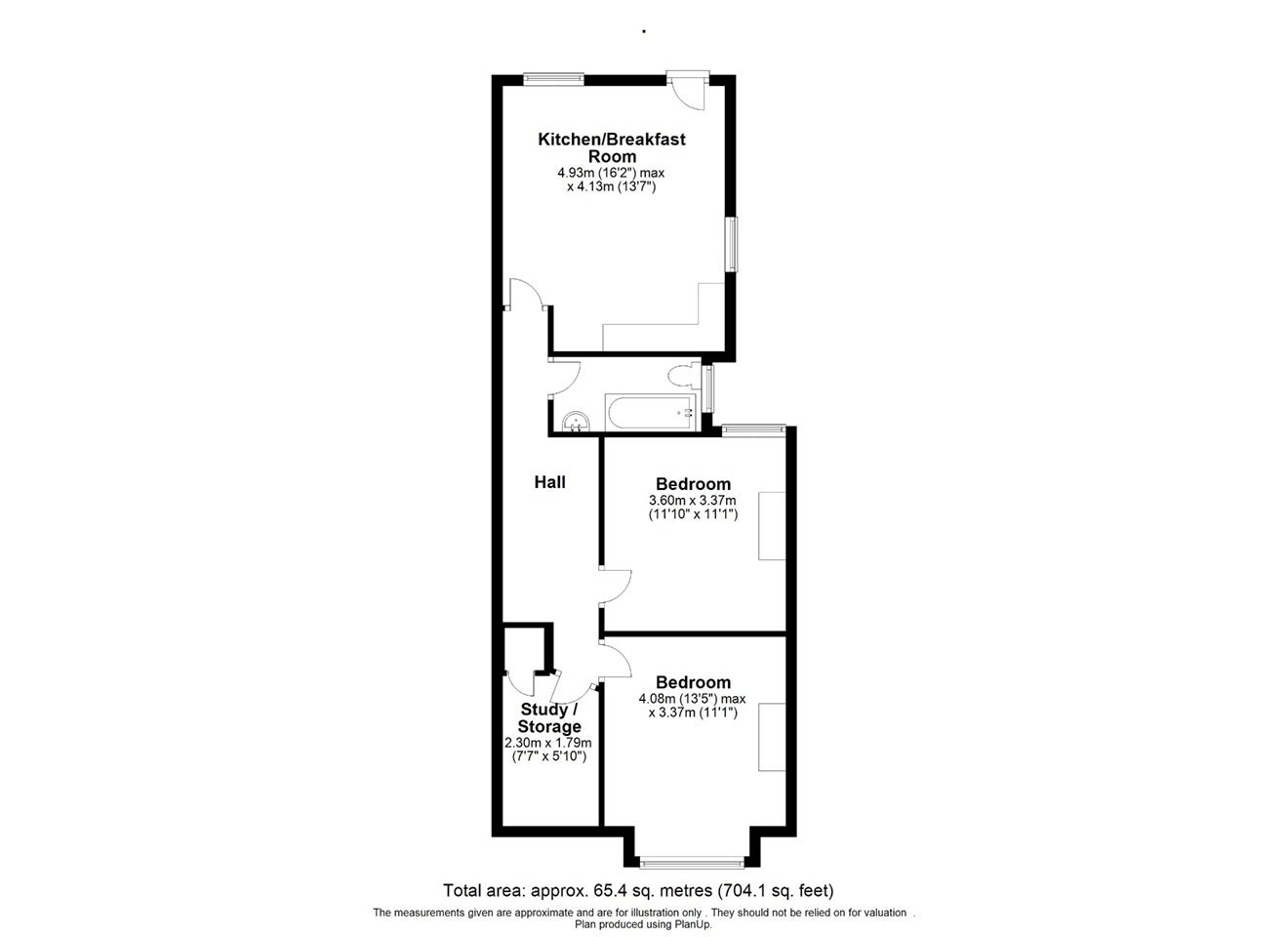 Flat Algernon Road in Greater London