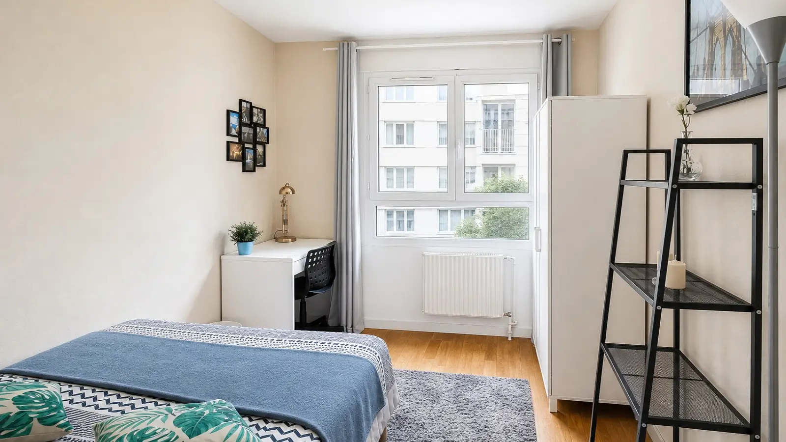 Chambre Rue Vitruve à Paris