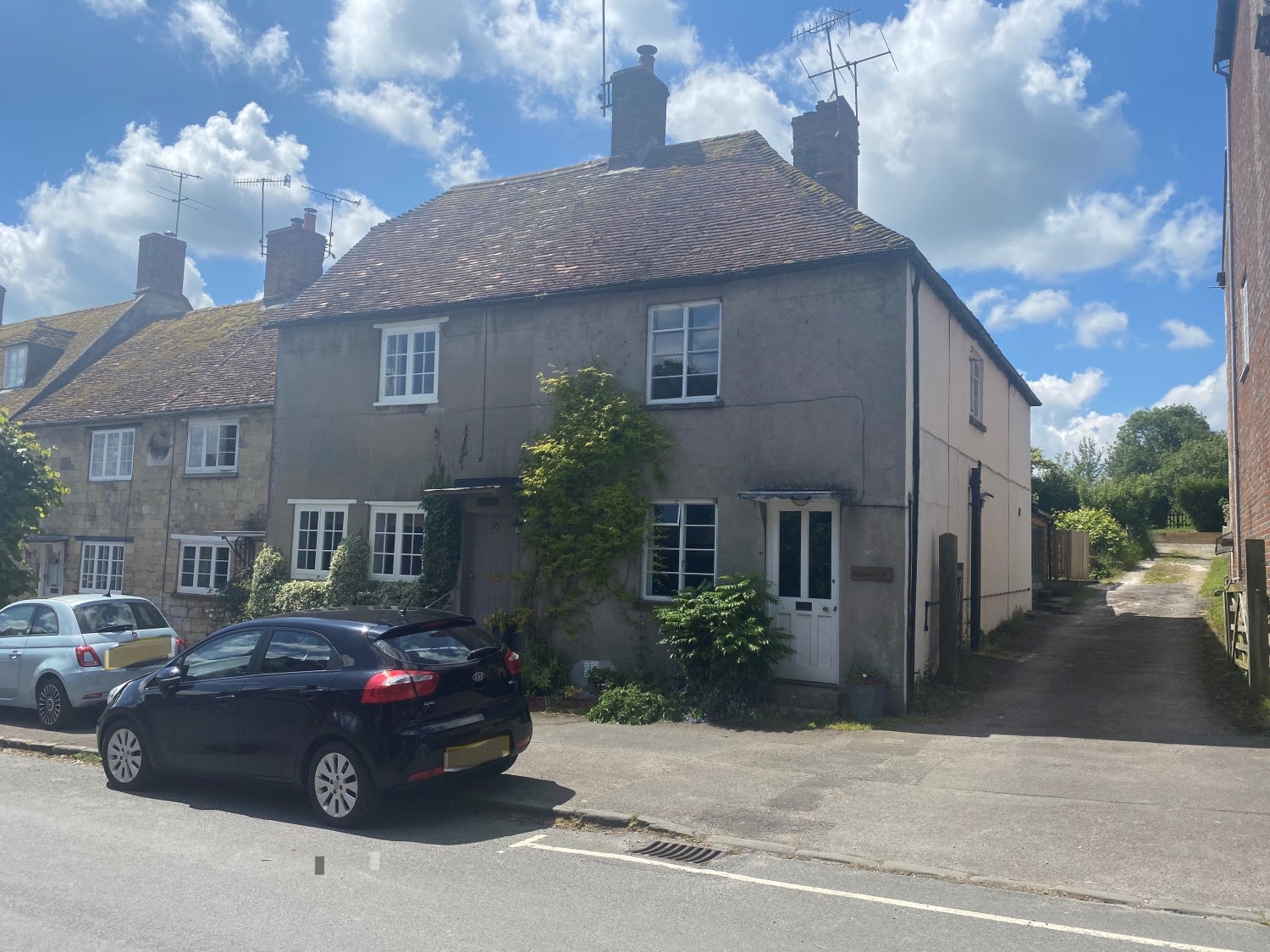 House High Street in Hindon
