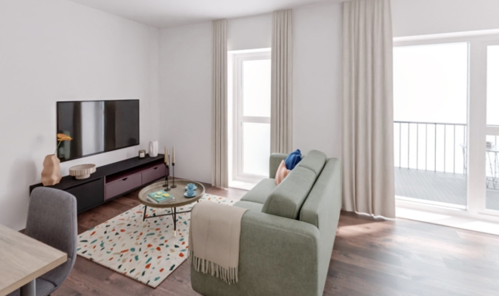 Flat Barking Wharf Square in Greater London