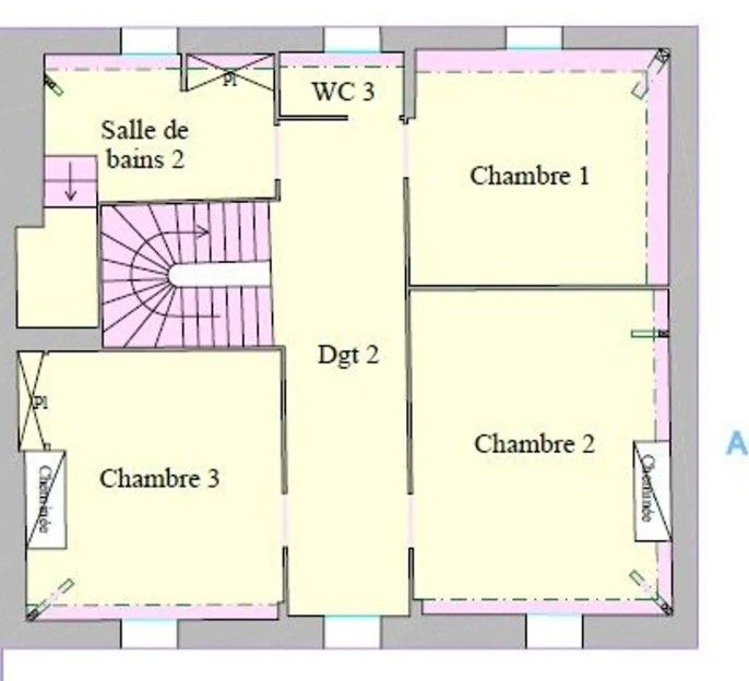 House Rue des Treilles in Libourne