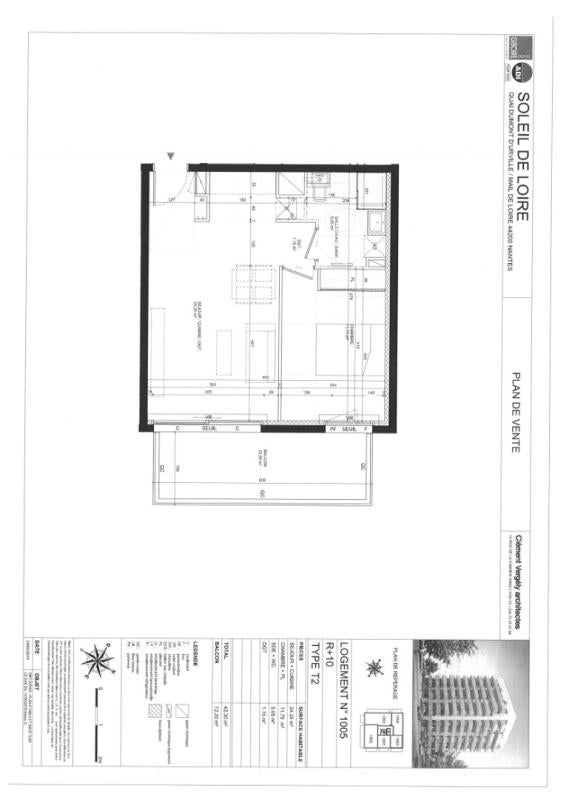 Appartement Rue Anne Mandeville à Nantes