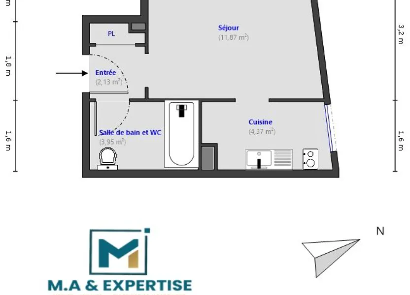 Appartement Rue des Frères Pradignac à Cannes