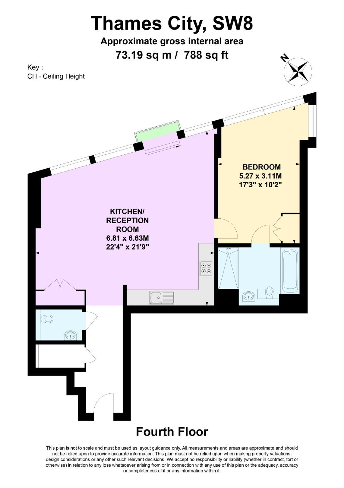 Flat Carnation Way in Greater London